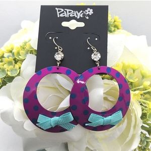 Retro Vibes Polka Dot Earrings